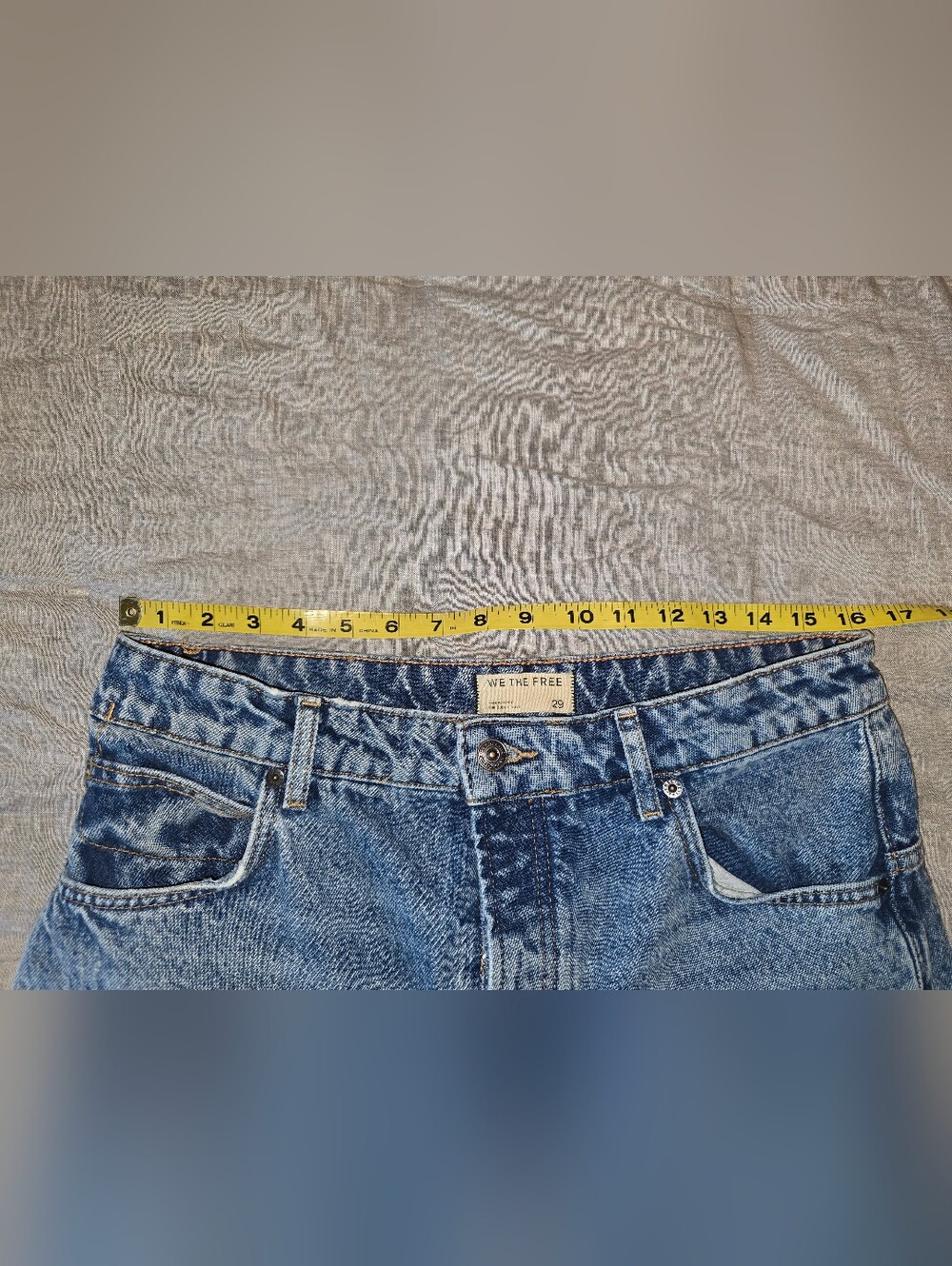 WE THE FREE HIGH RISE CROPPED JEANS 29 - Picture 7 of 10